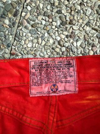Jeans Avirex rossi tg.S vintage