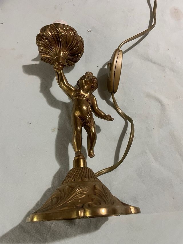 Lampada in stile antico bronzo