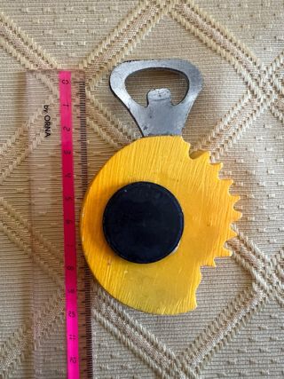 Apribottiglie Sole Luna con calamita sul retro