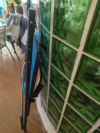 Tumbona Plegable Azul - Jardín