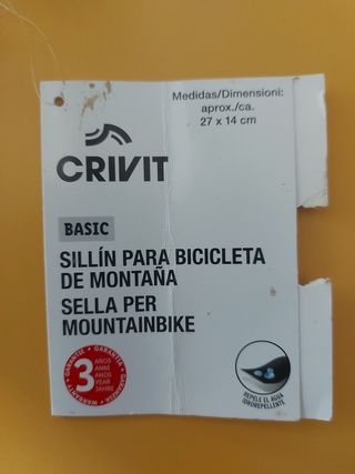 Sillín MTB Crivit Basic