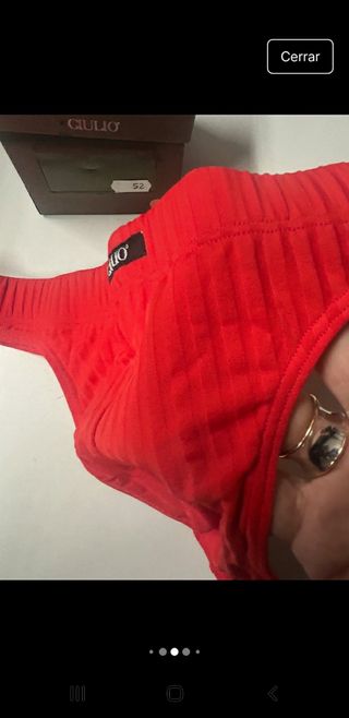 Tanga Giulio roja talla L
