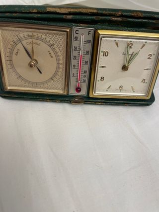 Orologio barometro Sveglia vintage Germania
