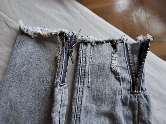 Jeans rotos vs miss grises