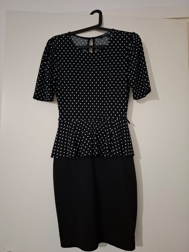 Vestito nero pois - taglia S