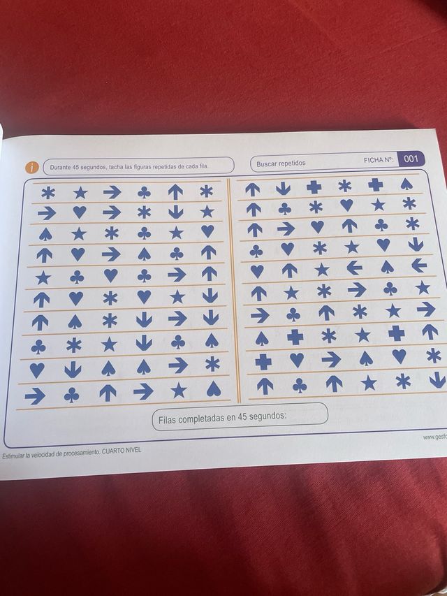 Velocidad de procesamiento, nivel 4