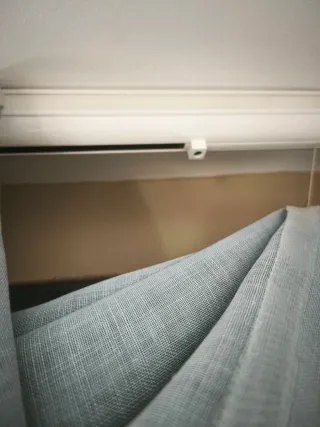 Cortina Estor Lino Azul