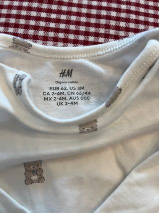 Lote conjunto infantil talla 0-4 meses