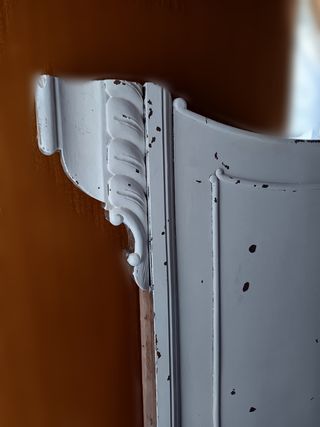 Piecero blanco madera estilo vintage