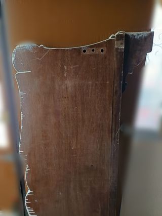 Piecero blanco madera estilo vintage