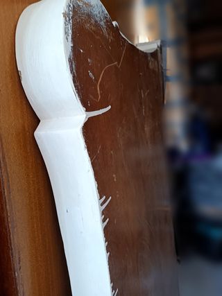 Piecero blanco madera estilo vintage