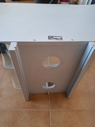 Mesa TV esquina - Gris