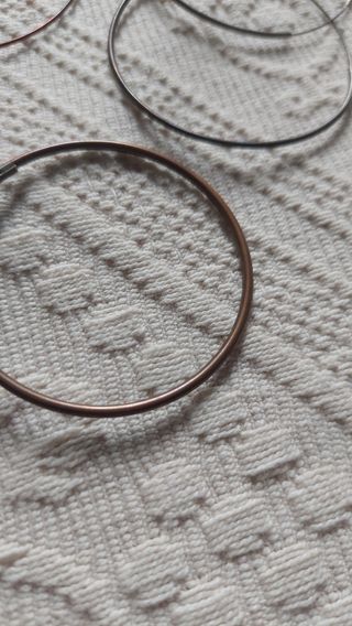 3 pares pendientes aro