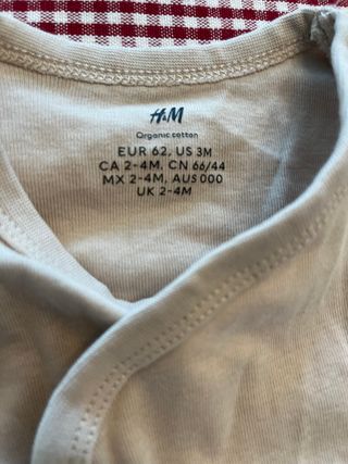 Lote conjunto infantil talla 2-4 meses