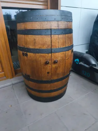 Barrica bar - mueble de madera