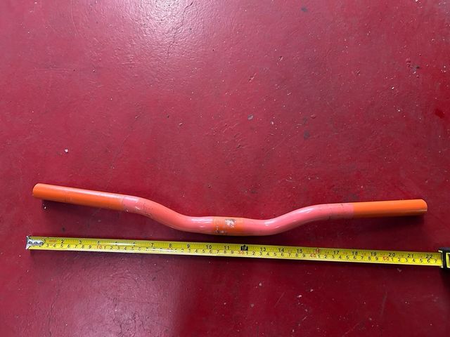Manubrio bici arancione vintage