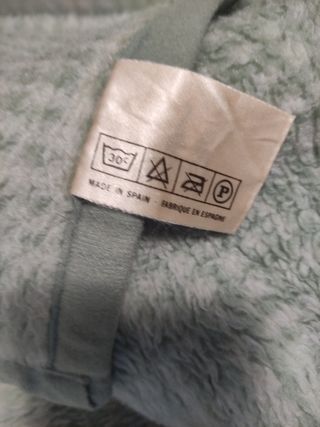 Manta reversible lana - verde