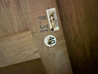 Mesa comedor de diseño -curvo - madera