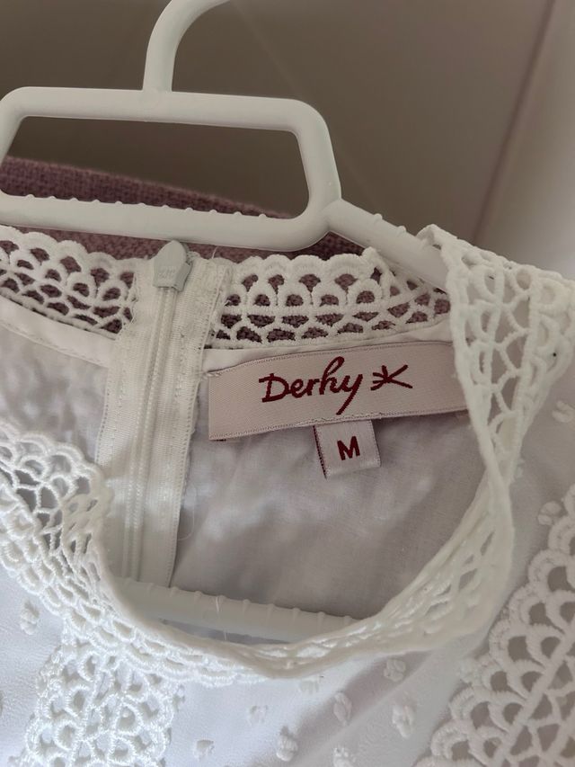 Blusa blanca encaje - sin mangas