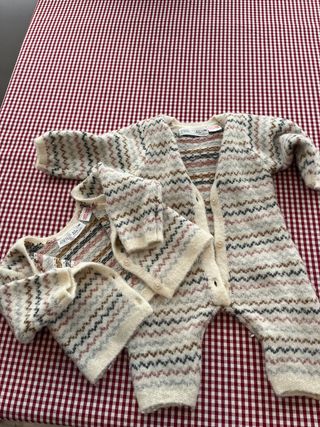 Lote conjunto de lana infantil 0-1 mes