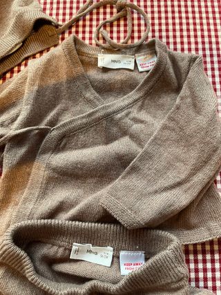 Lote conjunto de lana infantil 0-1 mes