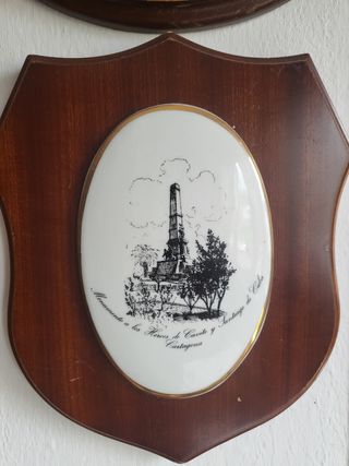 5 Placas militares vintage