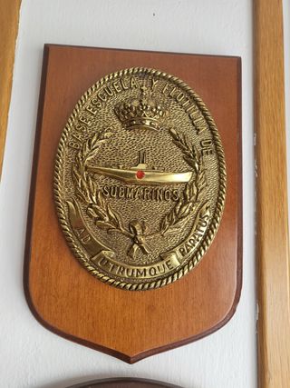 5 Placas militares vintage