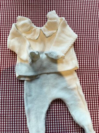 Lote conjunto de lana infantil talla 0-1 mes