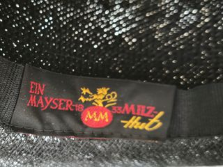 Pamela negra tipo Panamá 35cm diámetro