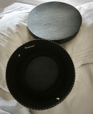 Pamela negra tipo Panamá 35cm diámetro