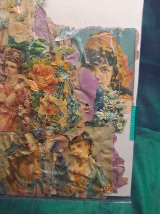 Troquelados modernistas vintage, año aprox 1900