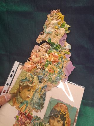 Troquelados modernistas vintage, año aprox 1900