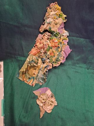 Troquelados modernistas vintage, año aprox 1900