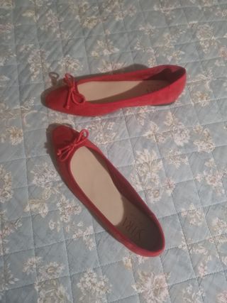 Manoletinas rojas Sfera - talla 40