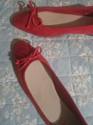 Manoletinas rojas Sfera - talla 40