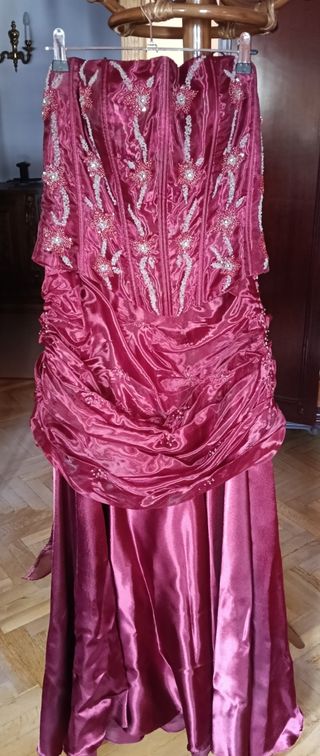 Vestido fiesta rojo - Talla L