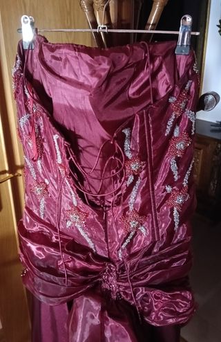 Vestido fiesta rojo - Talla L