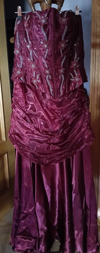 Vestido fiesta rojo - Talla L