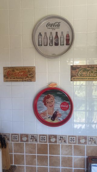 6 Bandejas Coca-Cola Vintage