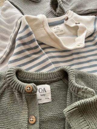 Lote jersey de lana infantil talla 1-3 meses