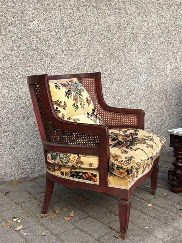 2 Butacas + Mesa Auxiliar años 40