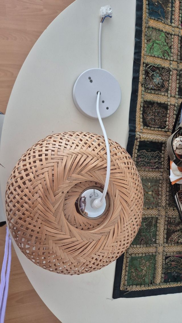 Lámpara colgante bambú