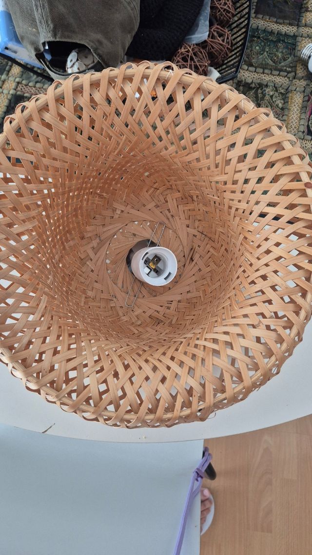 Lámpara colgante bambú