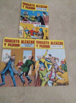 3 Comics Roberto Alcázar y Pedrín.