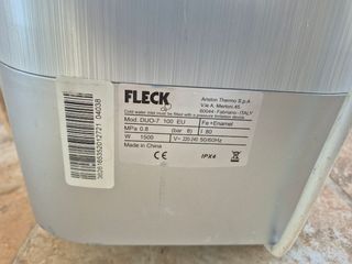 Termo eléctrico Fleck Duo 80L para calentar agua. 