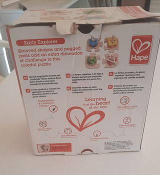 Creative peg puzzle,  marca Hape