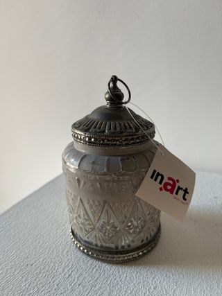 Farolillo led metálico estilo antiguo