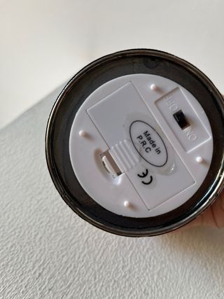 Farolillo led metálico estilo antiguo