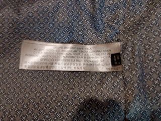 Cazadora cuero Massimo Dutti marrón