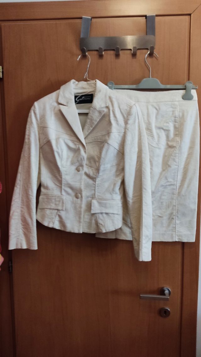 Tailleur avorio Gattinoni da cerimonia